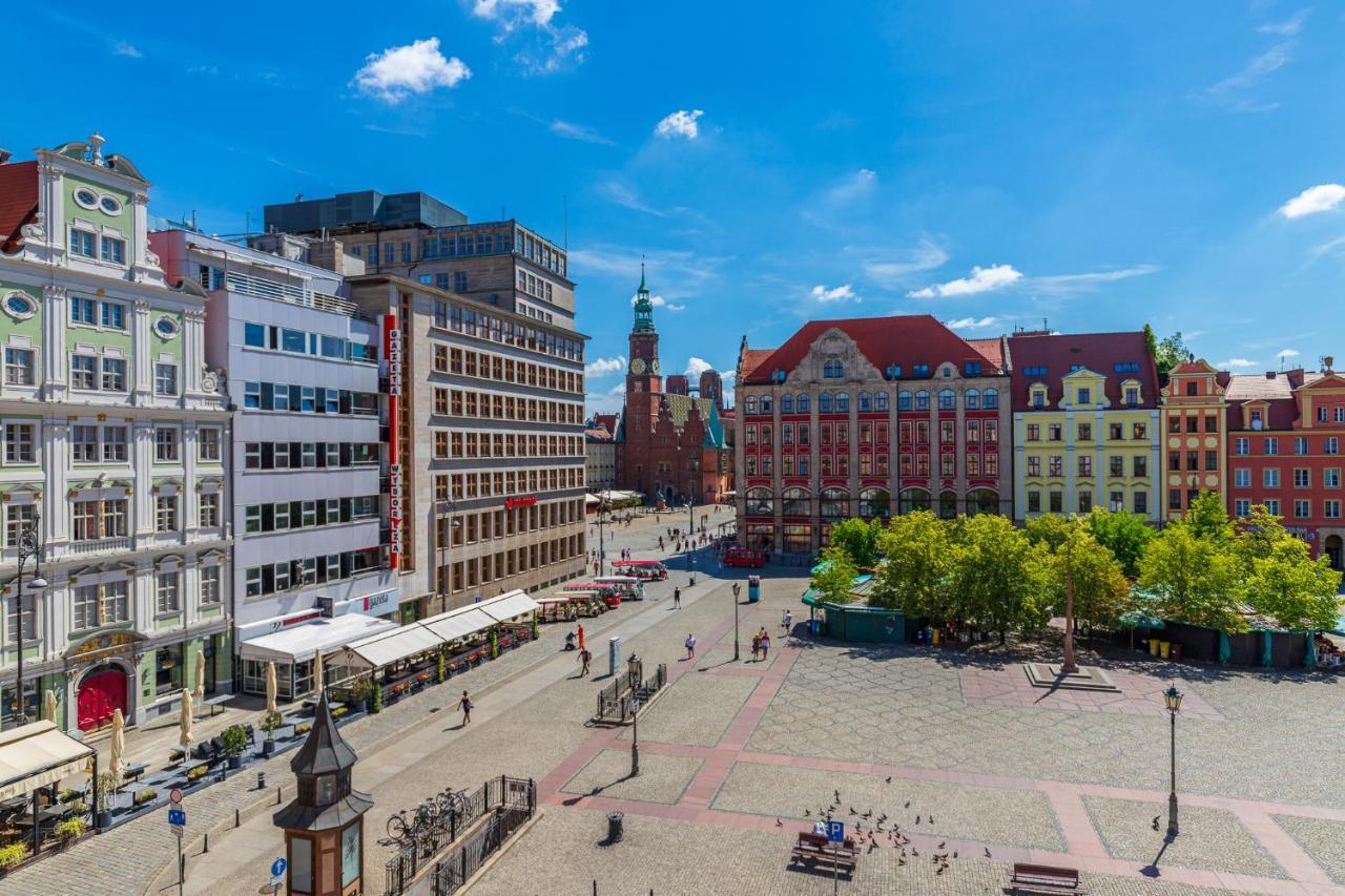 Prywatne Studio Dla 4 Osob Z Widokiem Na Rynek I Plac Solny! Wroclaw Luaran gambar